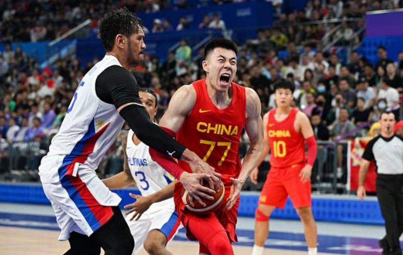 中国男篮大胜菲律宾队集锦