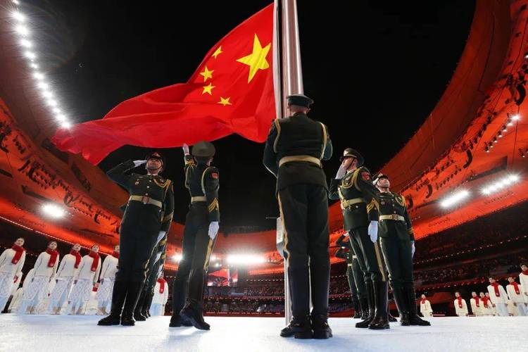 北京冬残奥会开幕式升国旗